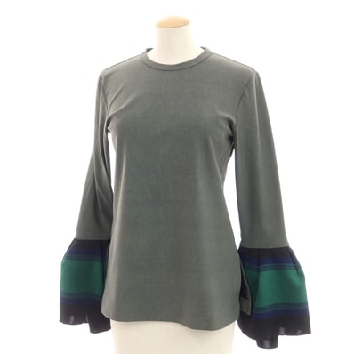 【中古】トーガ TOGA ストレッチ ナイロン クルーネック その他カットソー ダークグリーン系【サイズ38】【レディース】