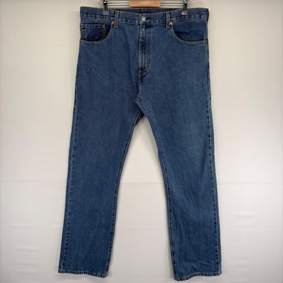 古着 リーバイス Levi's デニム パンツ 5ポケット ブーツカット フレア ジッパーフライ 517 ジーンズ w38 L36 ブルー メンズ