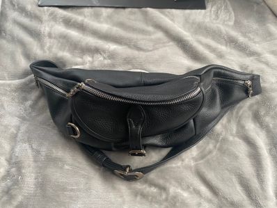 Chrome Hearts Snat Pack Leather XL West Bag "Black"