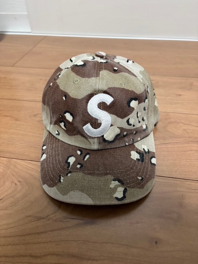 Supreme Pigment S Logo 6-Panel "Chocolate Chip Camo"