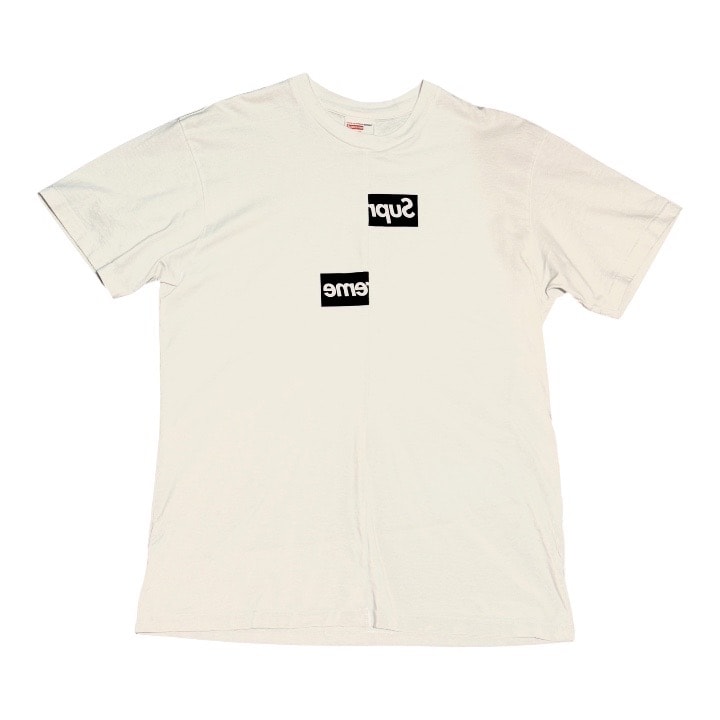 Supreme / Comme des Garçons SHIRT® Split Box Logo Tee "White"