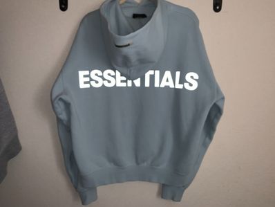 FEAR OF GOD ESSENTIALS 3M Logo Pullover Hoodie "Blue"