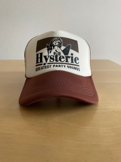 HYSTERIC GLAMOUR Guitar Girl Mesh Cap "Brown"