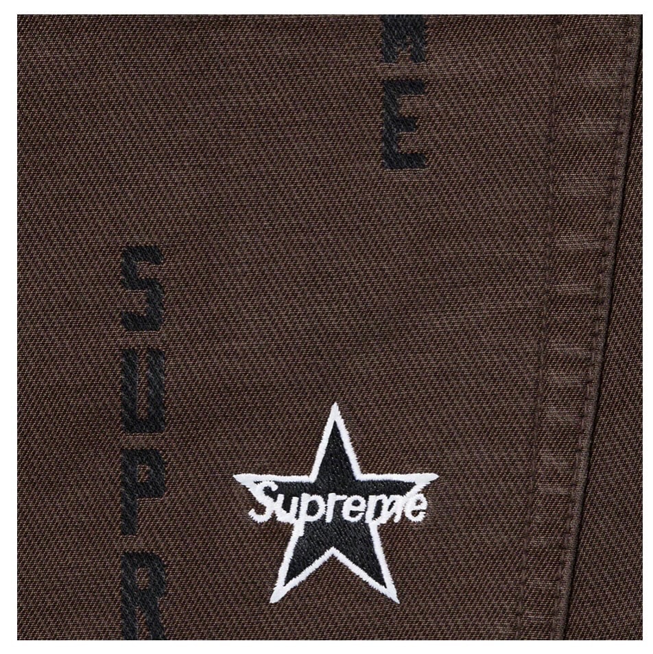 Supreme Stripe Jacquard Regular Jeans