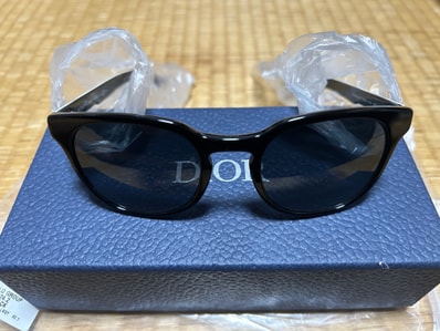 完品 Dior B24.2 Sunglasses ブラック