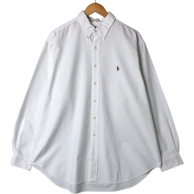 古着 ラルフローレン Ralph Lauren CLASSIC FIT 長袖 ボタンダウンシャツ メンズXL相当/eaa543796