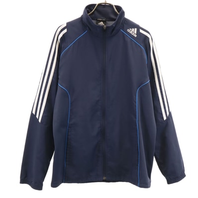 adidas アディダス ジップジャケット M ネイビー