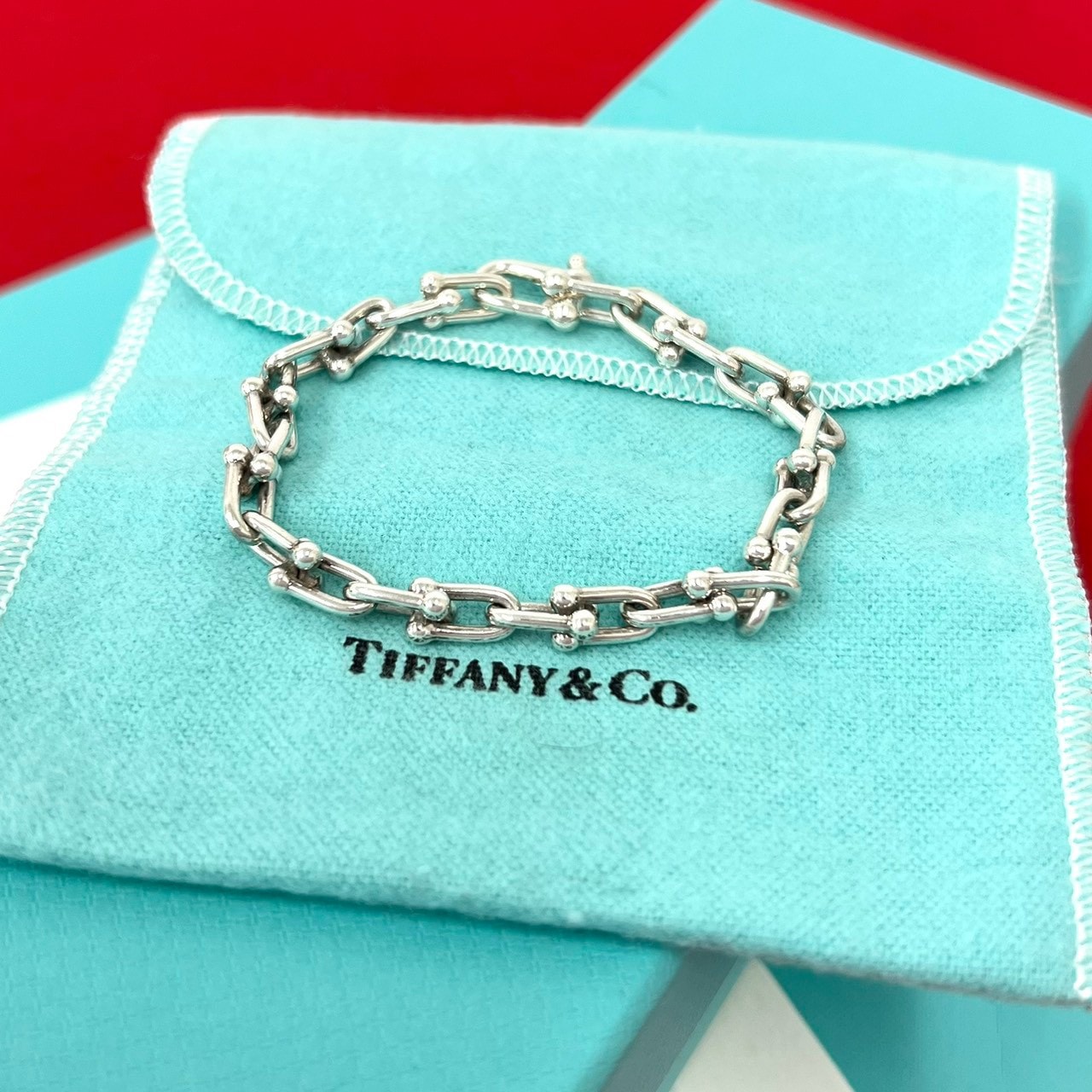 TIFFANY&Co. ティファニー ハードウェア スモールリンク 26コマ ブレスレット シルバー925 ブレスレット シルバー
36176
