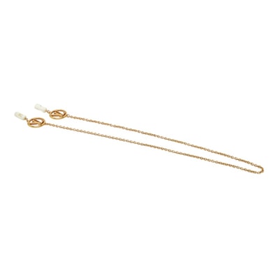 ルイ ヴィトン ルイーズ イヤホンチェーン AirPods チェーン M00404 ゴールド メッキ レディース LOUIS VUITTON 中古