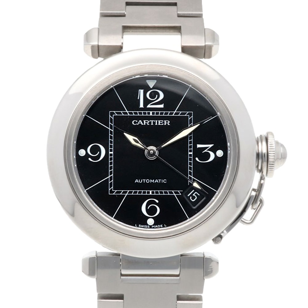 カルティエ パシャ 腕時計 時計 ステンレススチール 2324 自動巻き オーバーホール済 磨き直し済 メンズ 1年保証 CARTIER  中古