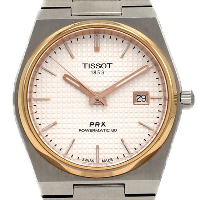 【ノーメンテナンス還元価格】ティソ PRX PGコンビ T137.407.21.031.00 SSxGP 自動巻