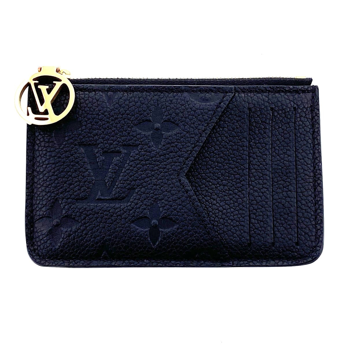 Louis Vuitton Romy Card Holder Monogram Empreinte Leather "Noir"