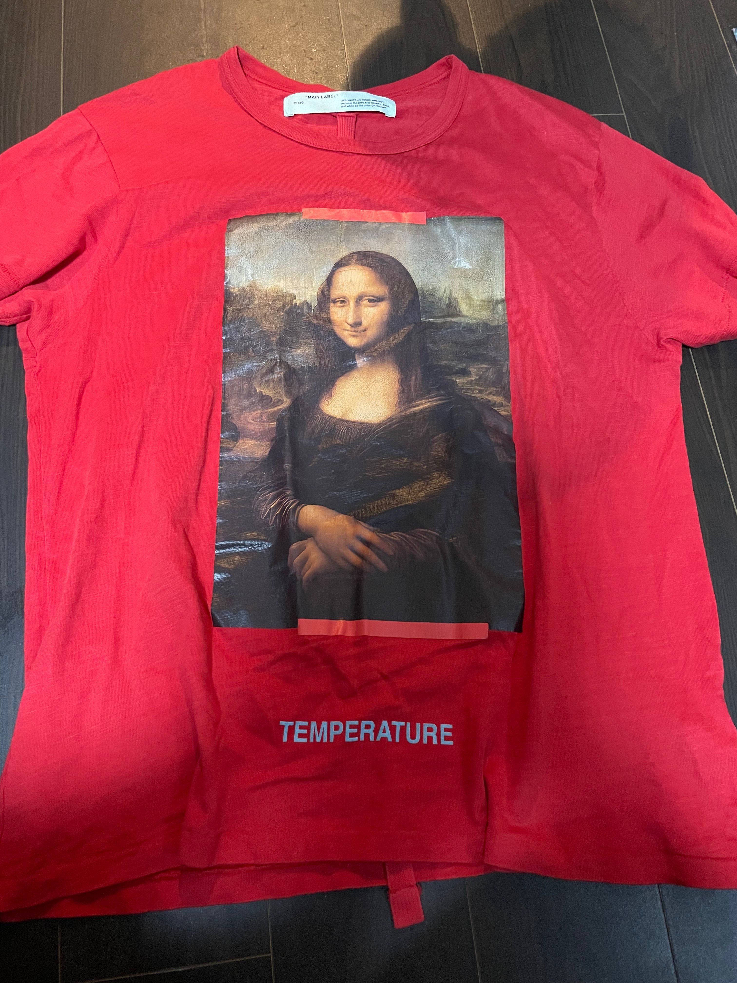 OFF-WHITE MONALISA SLIM TEE "Red"