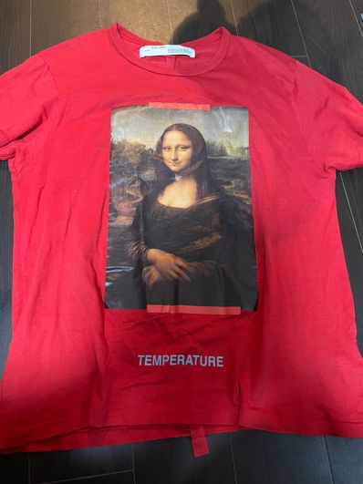 OFF-WHITE MONALISA SLIM TEE "Red"