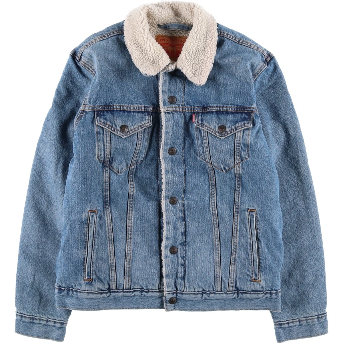 古着 リーバイス Levi's 中綿入り デニムボアジャケット メンズM相当/eaa615991
