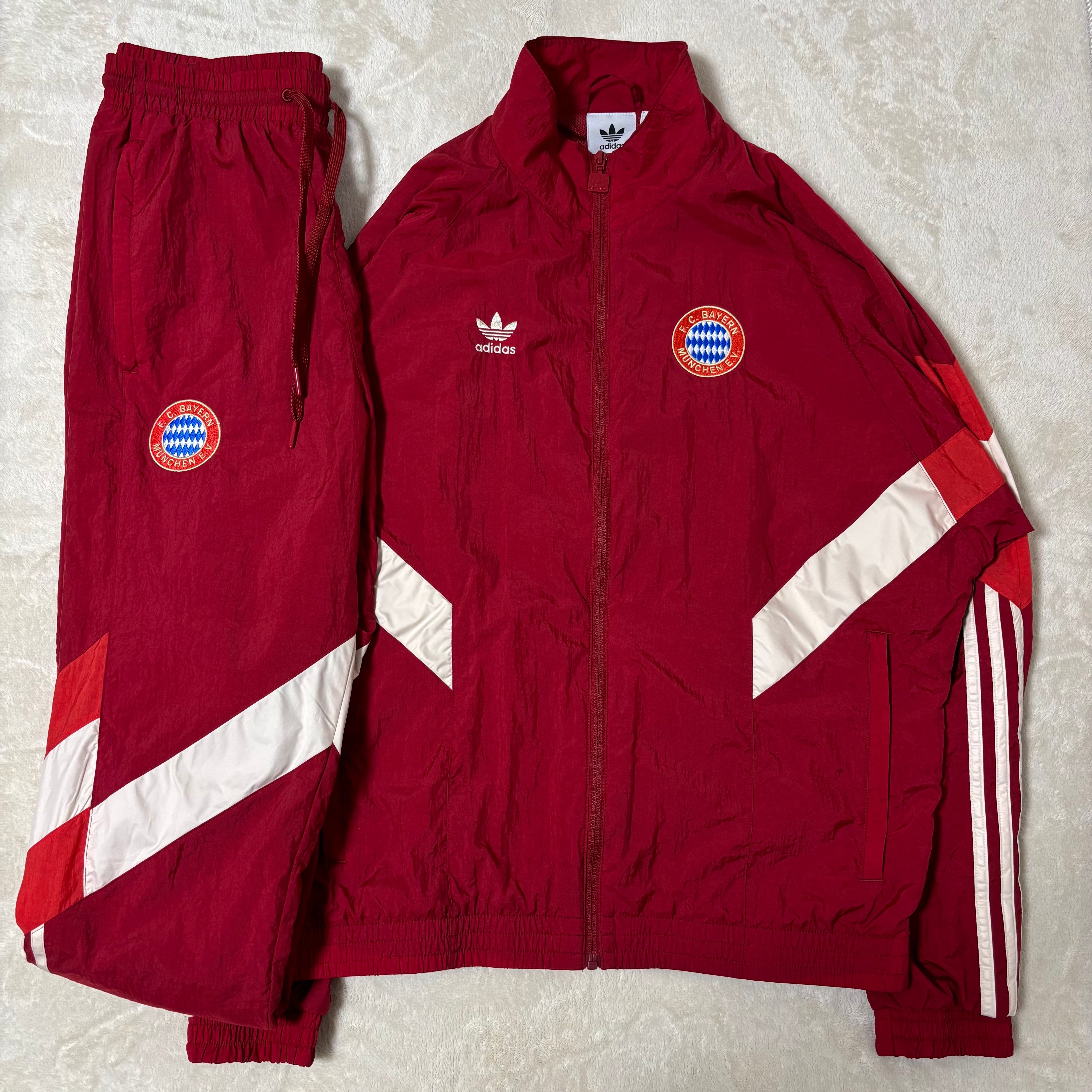 アディダス バイエルン・ミュンヘン ナイロントラックジャケット ナイロンパンツ 