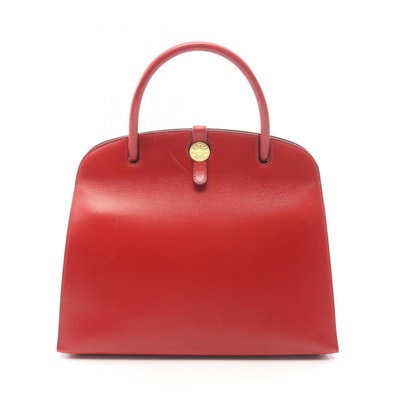 エルメス HERMES ダルヴィMM ルージュヴィフ ハンドバッグ バッグ カーフ(牛革) ボックスカーフ ルージュヴィフ □A刻印(1997年製造) レディース レッド系 【中古】