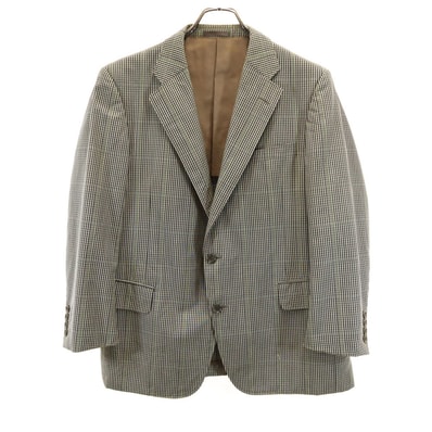 Burberrys バーバリーズ 90s オールド チェック柄 テーラードジャケット BE4 ベージュ 他 ブレザー