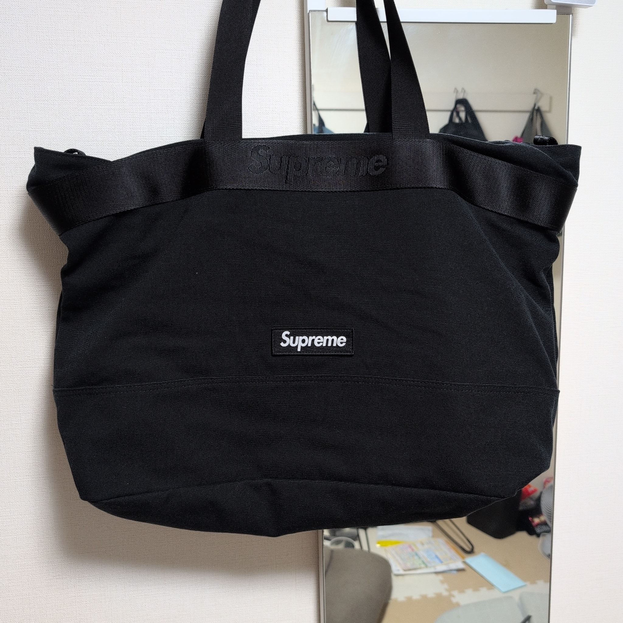 Supreme 25SS Tote Bag "Black"