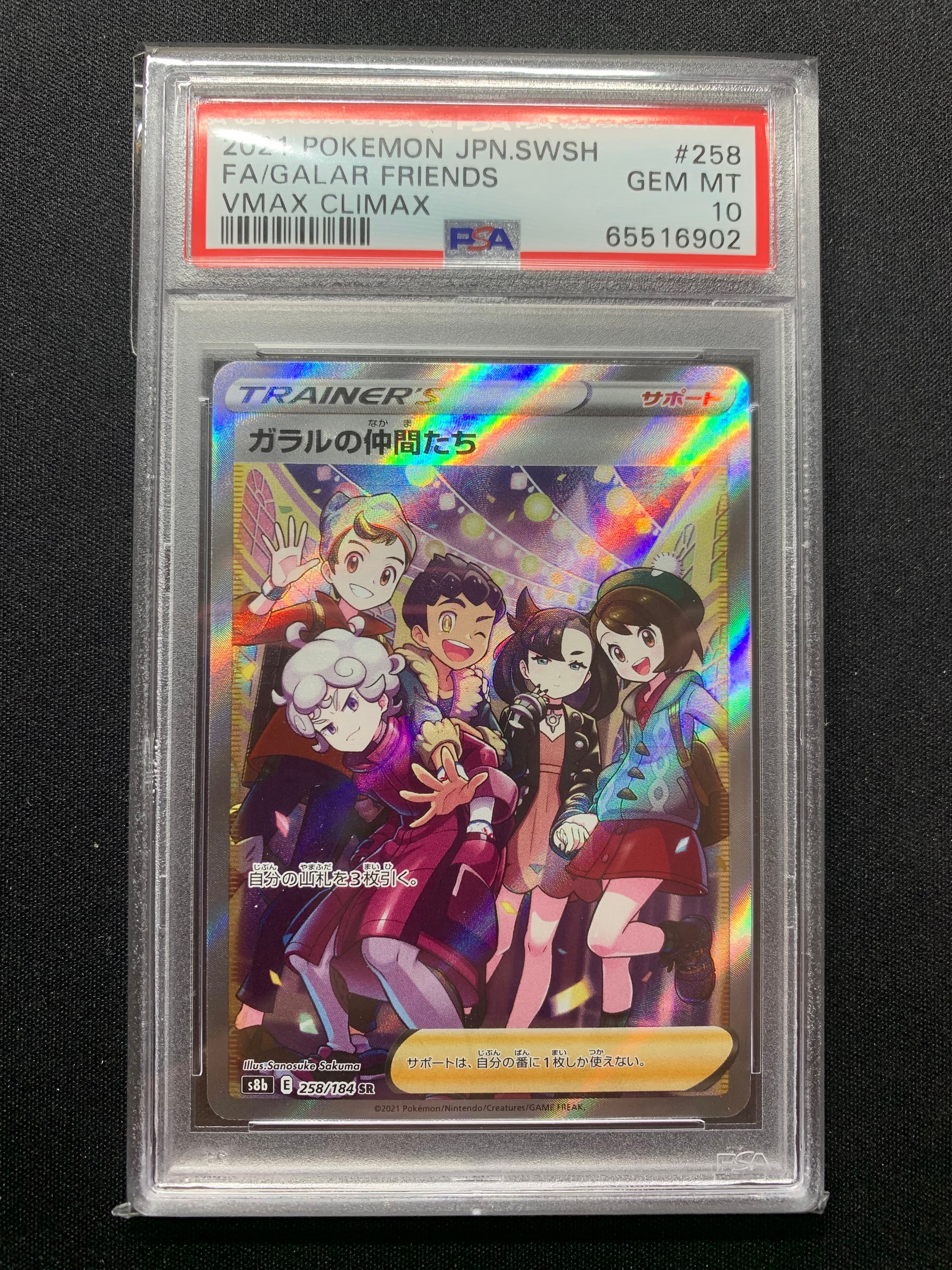 ガラルの仲間たち SR[S8b 258/184](ハイクラスパック「VMAXクライマックス」)