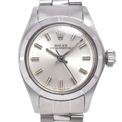 ロレックス ROLEX 6723 オイスターパーペチュアル Cal.2030 シルバー 自動巻き レディース 良品 腕時計 B#149504