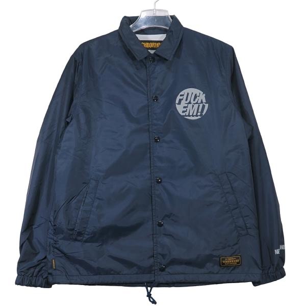 NEIGHBORHOOD ネイバーフッド 18SS BROOKS/N-JKT 181TSNH-JKM07 ブルックス コーチ ジャケット ネイビー アウター 紺 サイズS