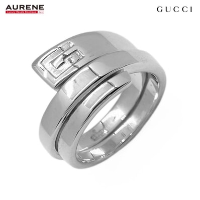 GUCCI グッチ リング スネーク 指輪 スパイラル Gロゴ SV925 16号 シルバー 新品仕上済 メンズ 【中古】