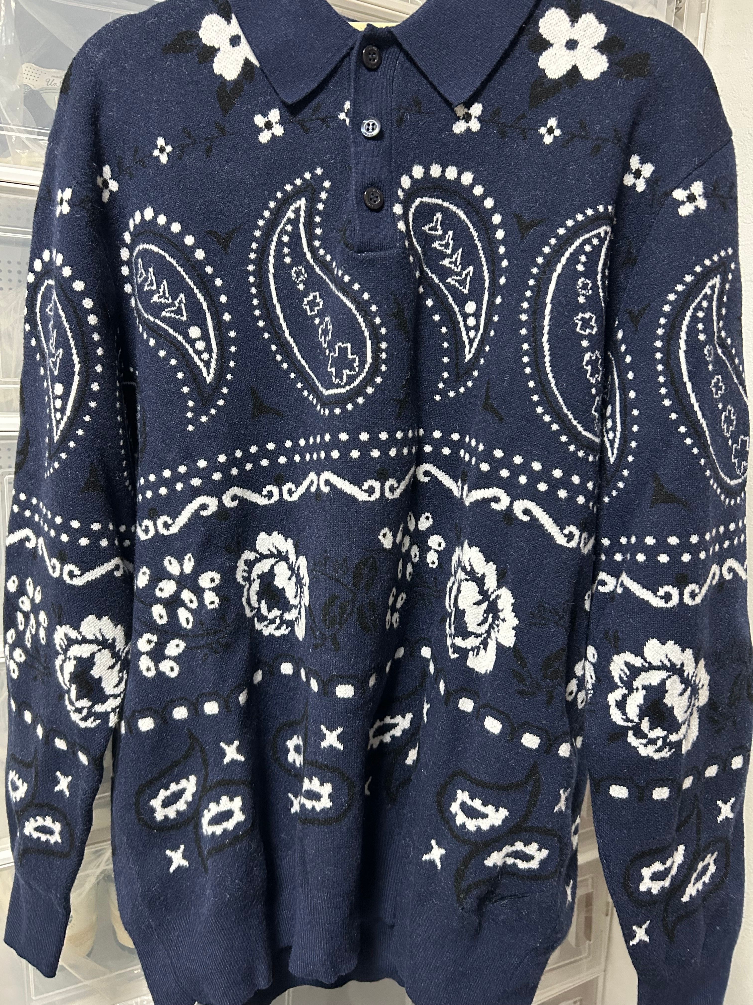 Kith Paisley Harmon Pullover "Nocturnal"