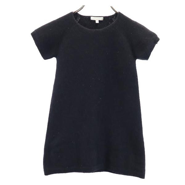 Chloe クロエ 半袖 ニット ワンピース 6 ブラック チュニック