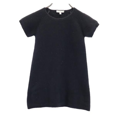 Chloe クロエ 半袖 ニット ワンピース 6 ブラック チュニック