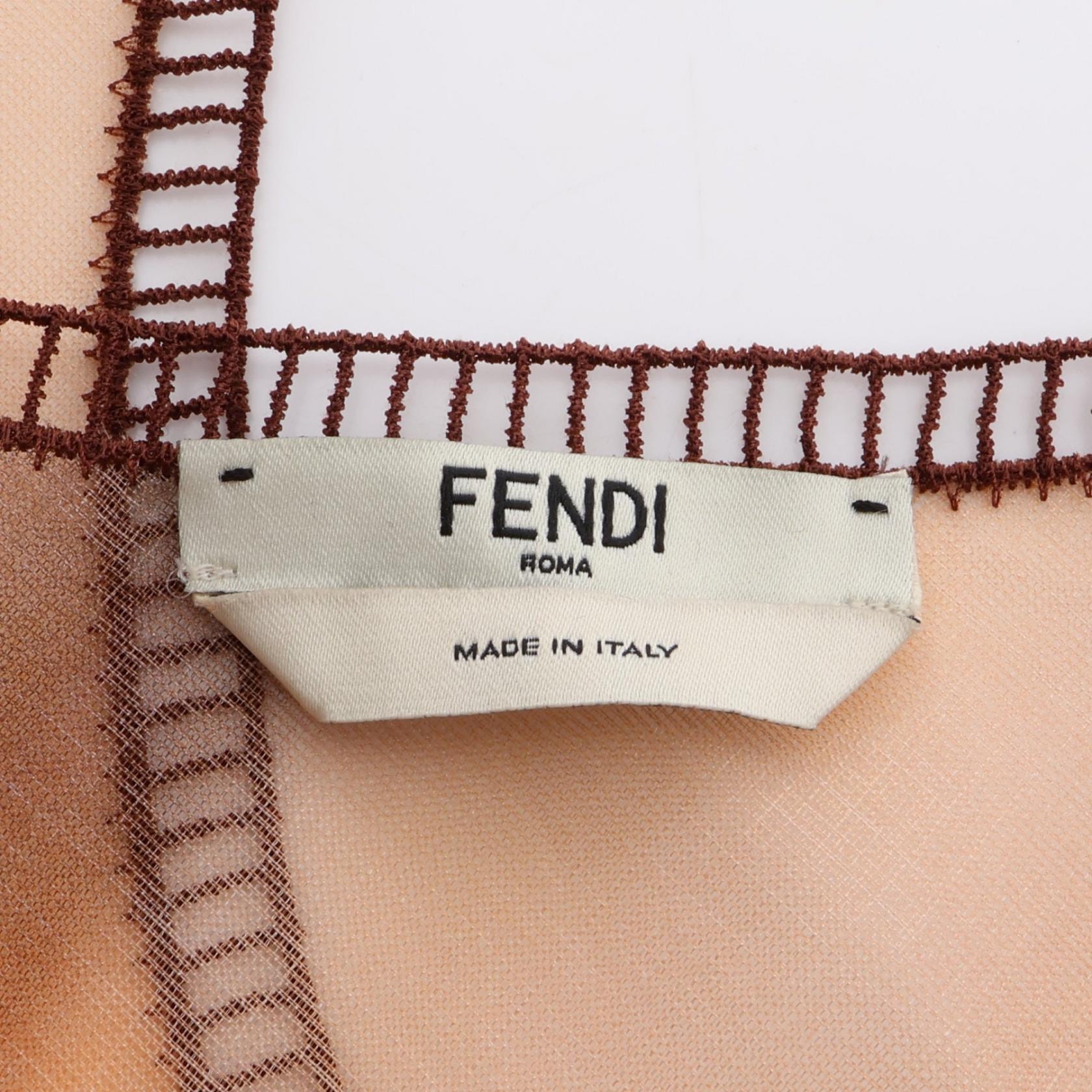 C (やや傷や汚れあり)】フェンディ FENDI ノースリーブ ワンピース