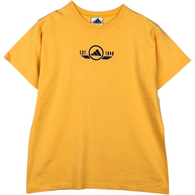 古着 ~00年代 アディダス adidas ロゴプリントTシャツ USA製 メンズL相当/eaa638786