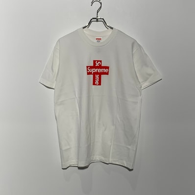 Supreme Cross Box Logo Tee "White"