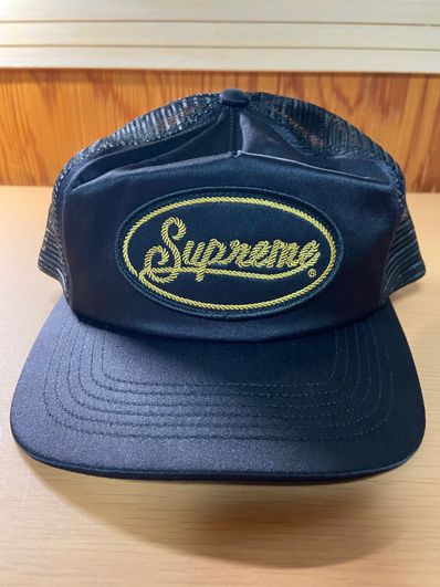 Supreme Silk Mesh Back 5-Panel "Black"