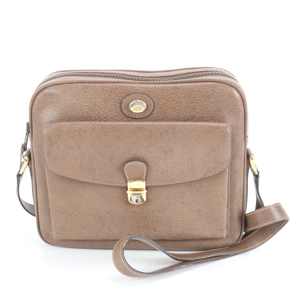 ■美品 グッチ ショルダーバッグ レザー