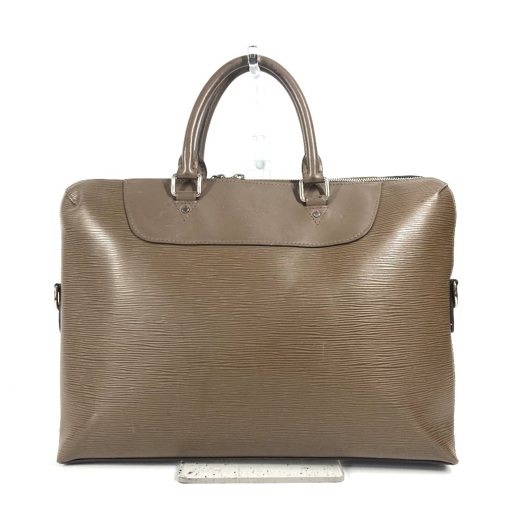 ルイヴィトン LOUIS VUITTON ポルトドキュマンジュール PDJ M50166 エピ カバン ハンドバッグ トートバッグ ブリーフケース ビジネスバッグ エピレザー トープ ブラウン