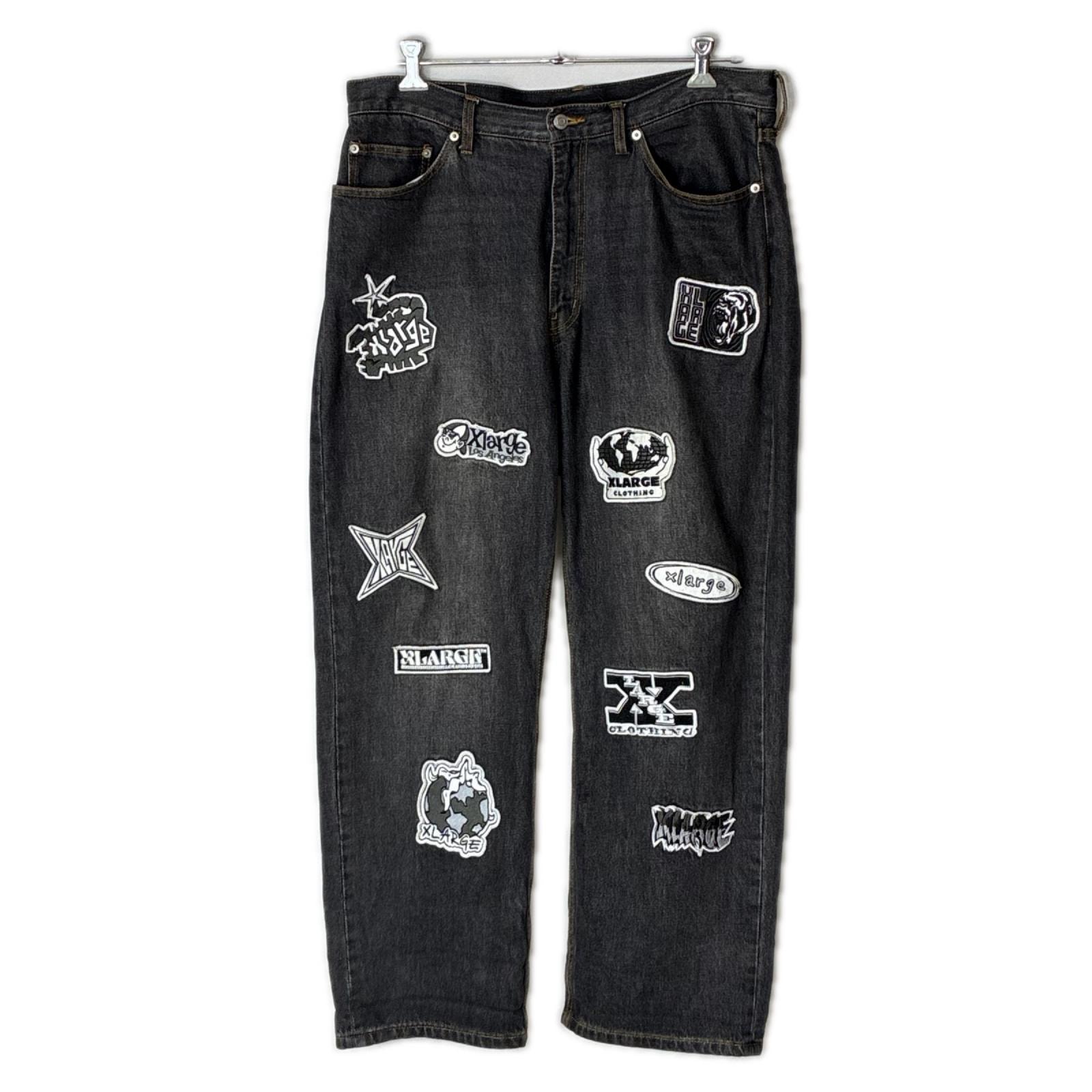 X-LARGE エクストララージ ジーンズ デニムパンツ SIZE 36 101242031004 グレー メンズ