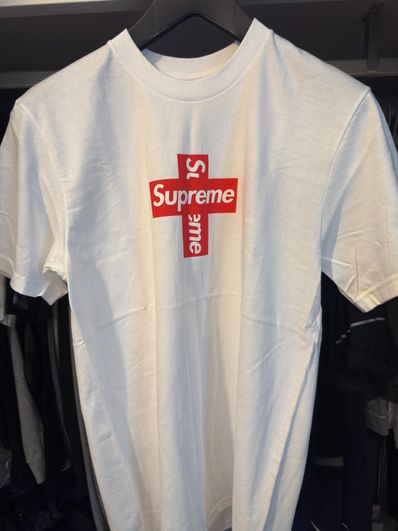 Supreme Cross Box Logo Tee "White"