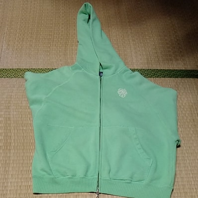 Girls Don't Cry Zip Sweat Hoodie "Green"