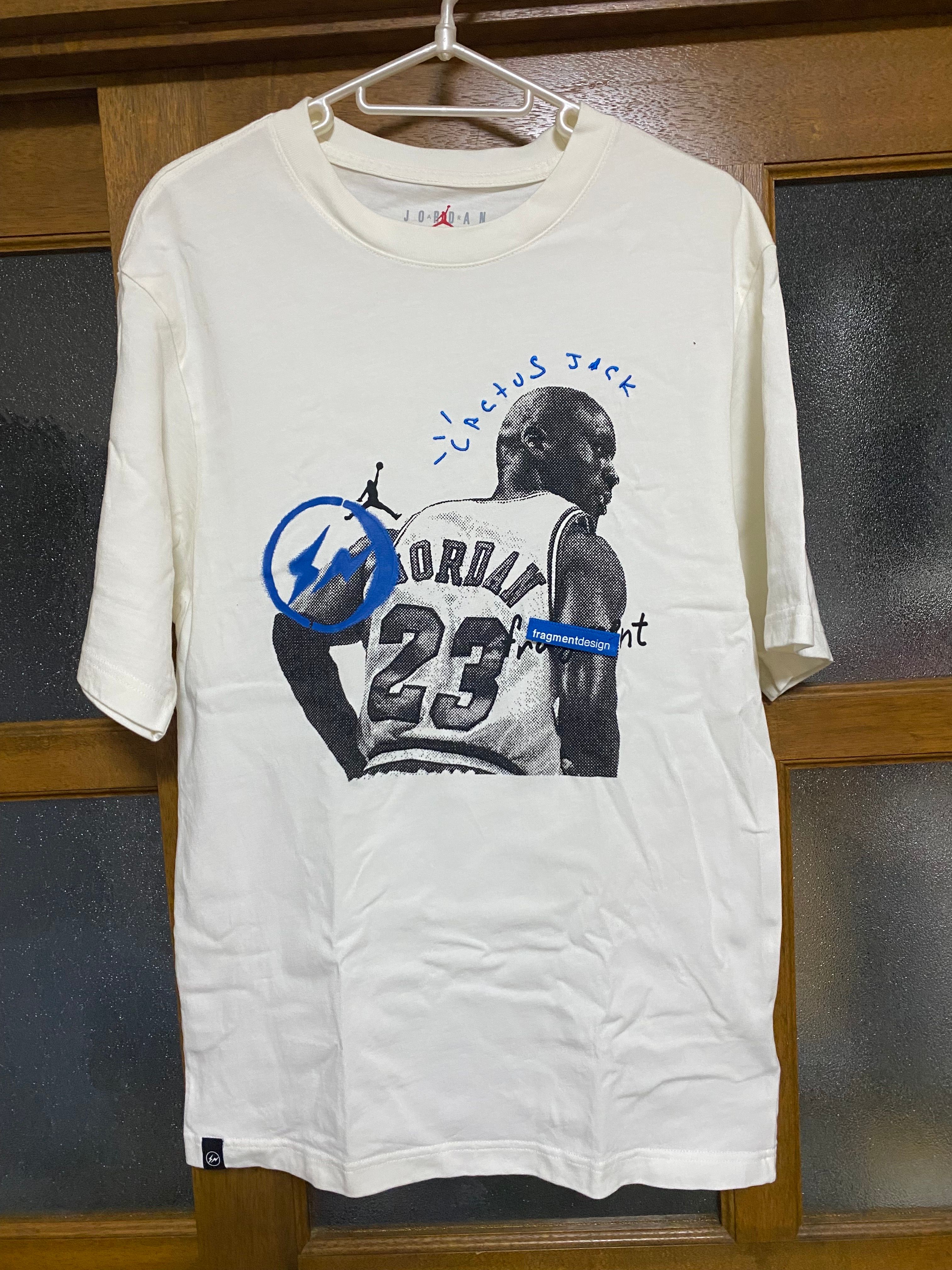 Air Jordan Travis Scott Fragment Tee "White"