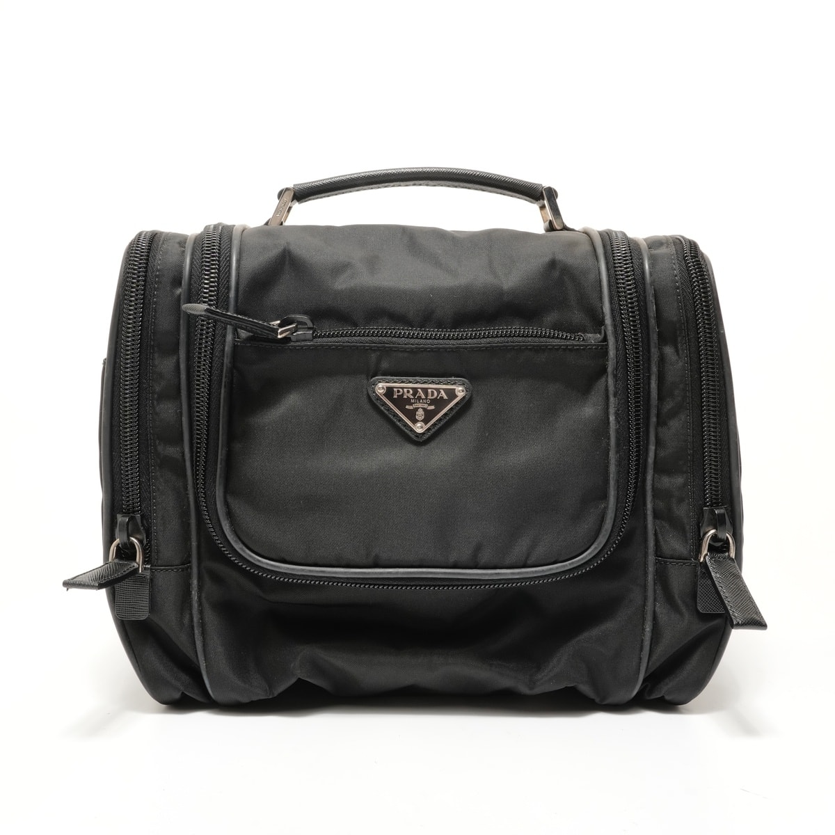 プラダ PRADA キャリーオンバッグ ナイロン ハンドバッグ【中古】
