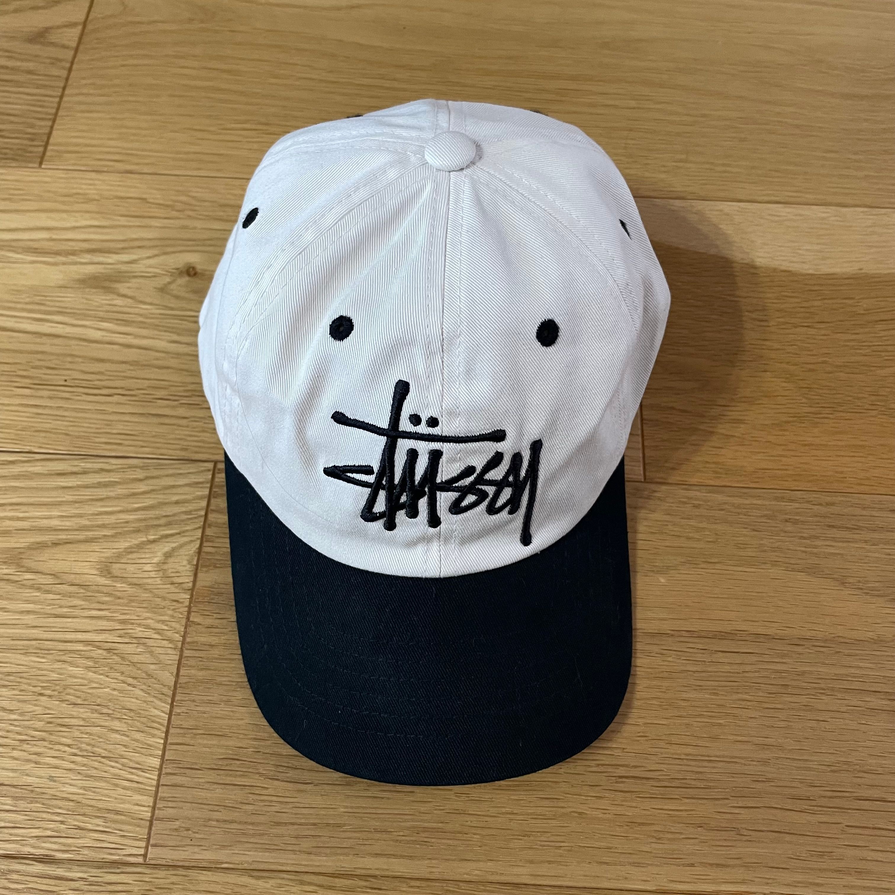 Stussy Low Profile Big Basic Snapback "Bone"