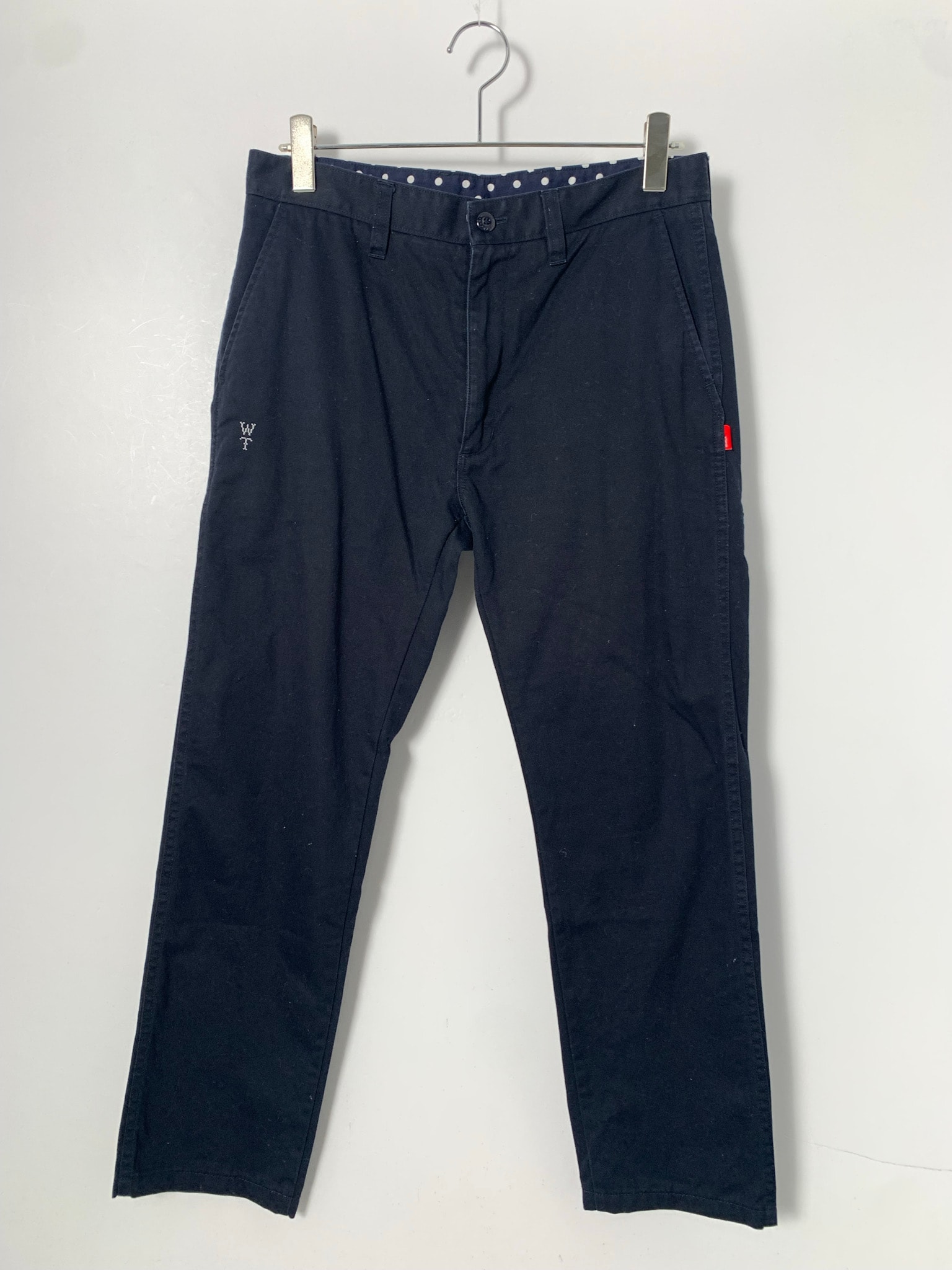 WTAPS TROUSERS WORK CTN TWILL Navy