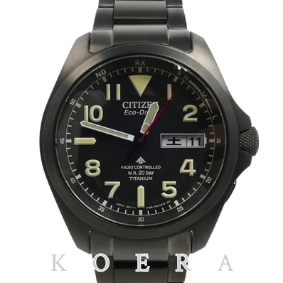 CITIZEN シチズン エコドライブ PROMASTER LAND 腕時計 ソーラー AT6085-50E/H100-R014749 電波 メンズ【中古】【美品】