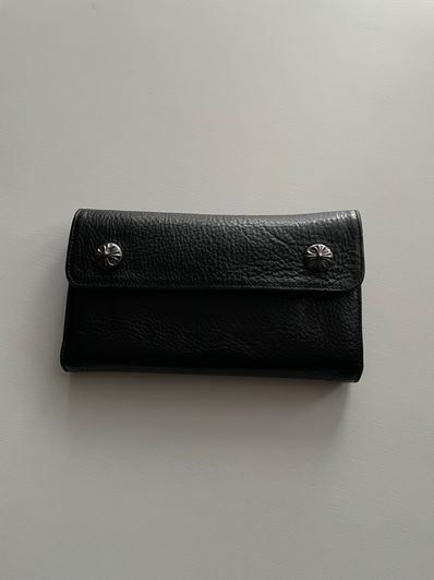 Chrome Hearts Wave Wallet Leather "Black"