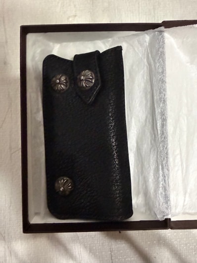 Chrome Hearts Leather Key Case "Black"