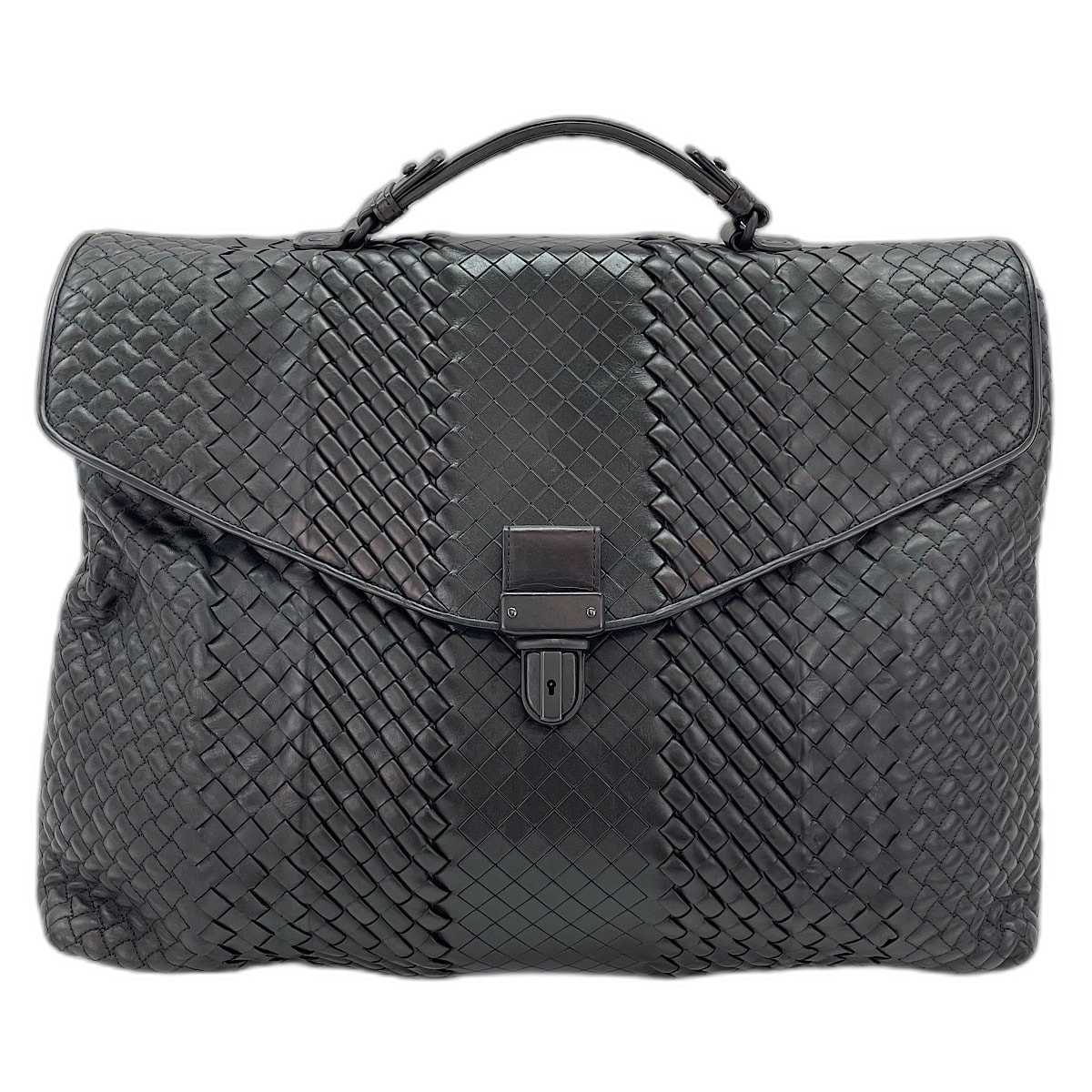 ボッテガヴェネタ BOTTEGAVENETA イントレチャ-ト ハンドバッグ レザー【中古】