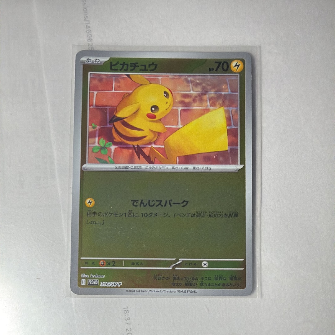 ピカチュウ P [SV-P 216](プロモカードパック「ポケカの夏がキタ