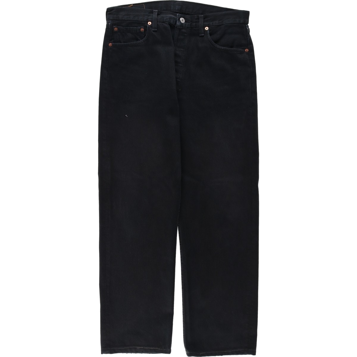 古着 90年代 リーバイス Levi's 00501-0165 ユーロモデル ブラックデニム ストレートデニムパンツ 英国製 メンズw33相当 ヴィンテージ/eaa652202