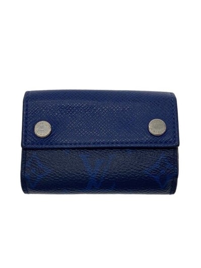 Louis Vuitton Discovery Compact Wallet Taigarama "Cobalt"